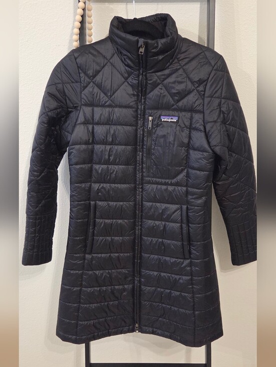 Patagonia Jackets & Blazers - Patagonia Women's Nano Puff Parka Jacket Black XS Lightweight Insulated